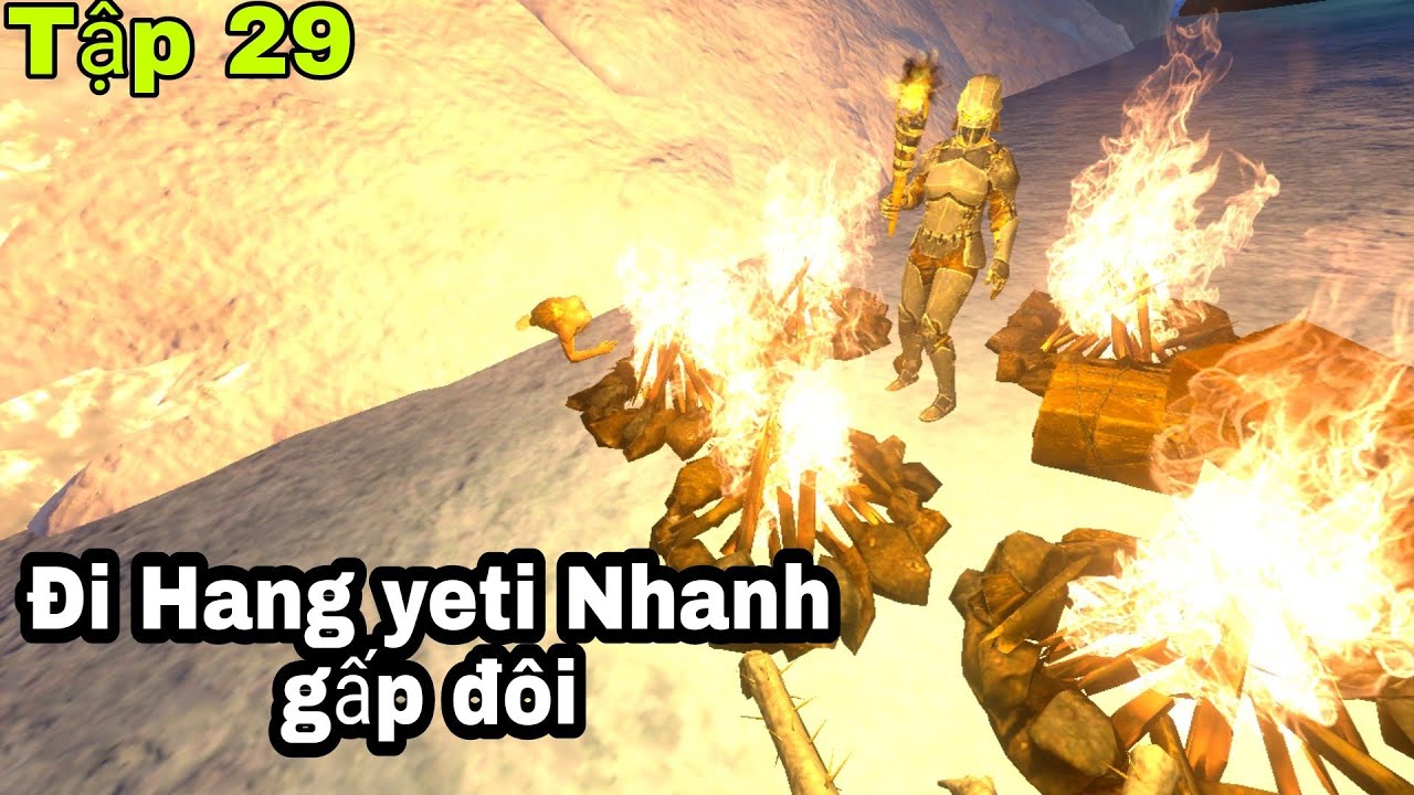 Ark Mobile Tập 29 Đi Hang theo phong cách người nghèo Đi Nhanh Gấp 2 Lần Bình Thường