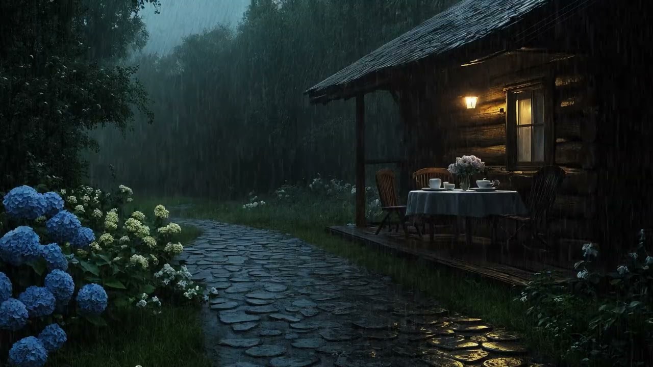Slow Rainy Day Ambience 🌧️Find Peace in a Cozy Rainy Day