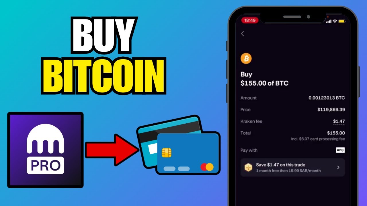 How To Buy Bitcoin With A Credit Card On Kraken Pro