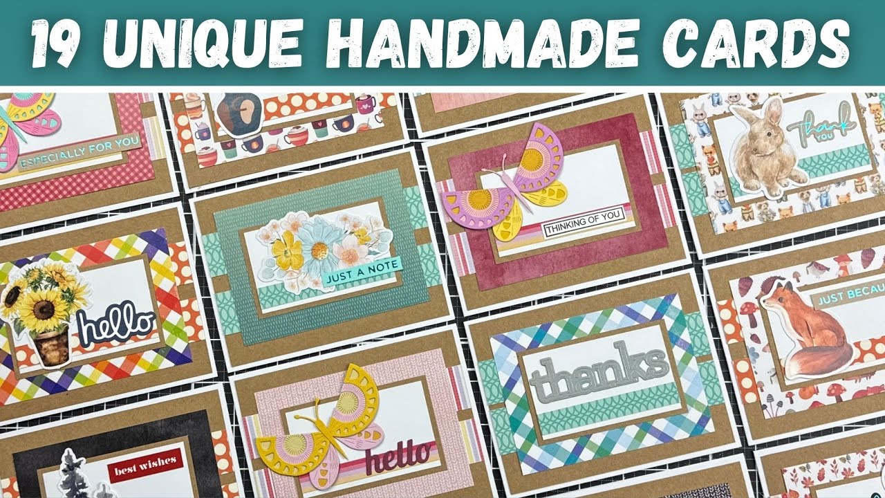 19 Fun Cards With Just One Sketch!  | July 2025 SheetLoad of Cards