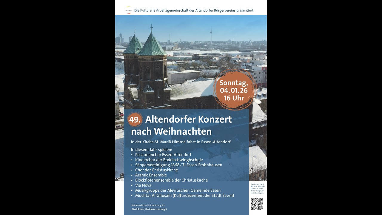 49. Altendorfer Konzert nach Weihnachten · So, 04.01.26 · 16:00 Uhr