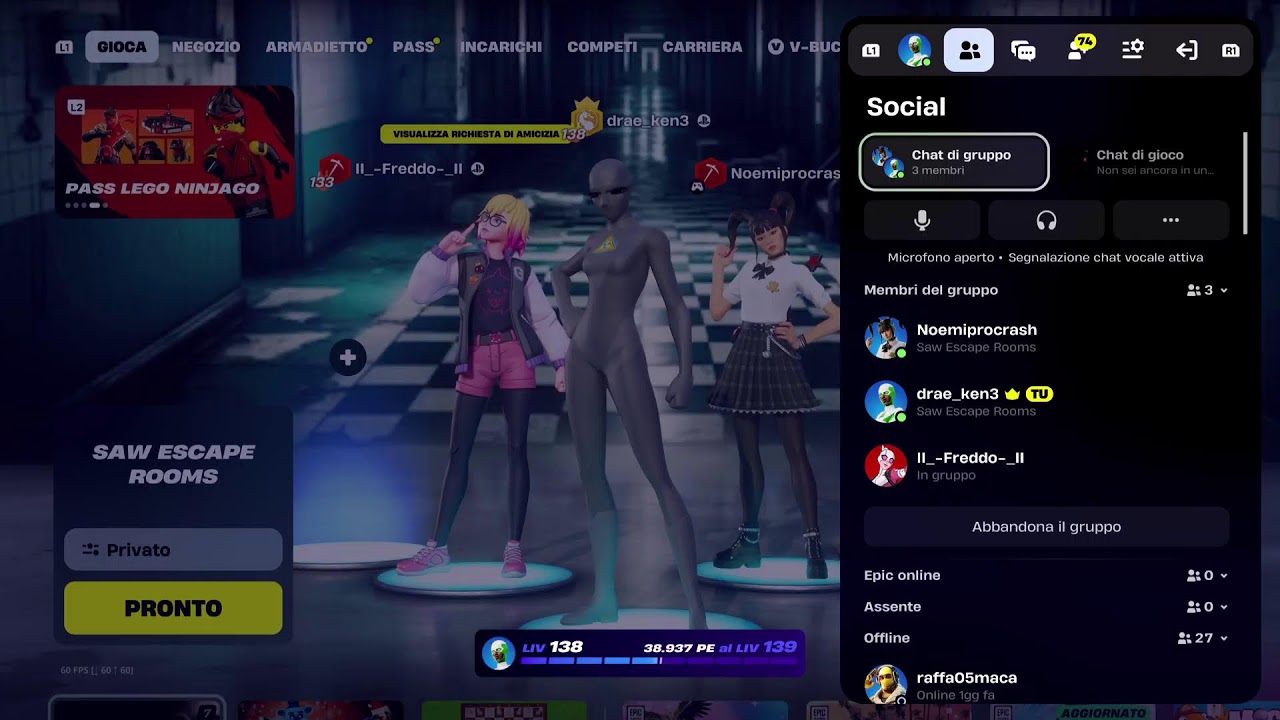 Su Fortnite a fare 4 chiacchere