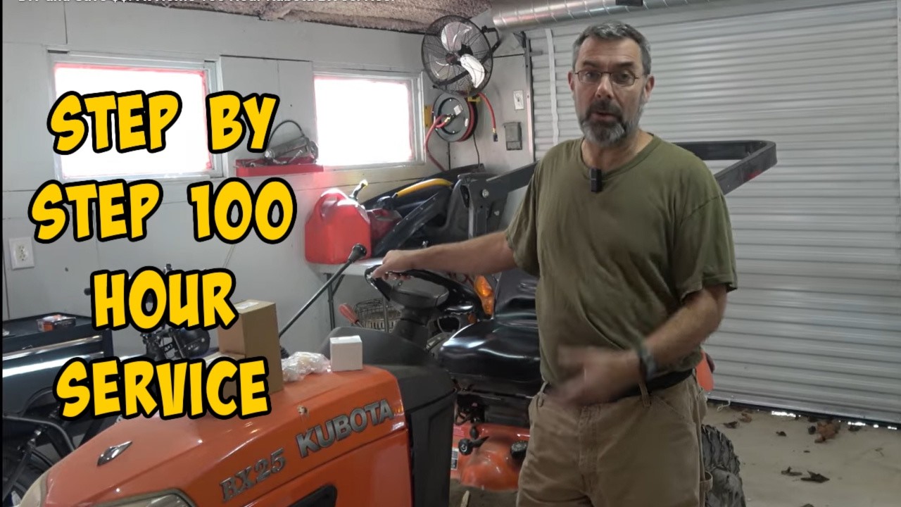 Full 100 Hour Service On The Kubota BX. How To, Step by Step.