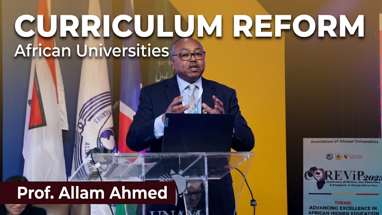 Curriculum Reform and the United Nations Sustainable Development Goals SDGs by Professor Allam Ahmed
