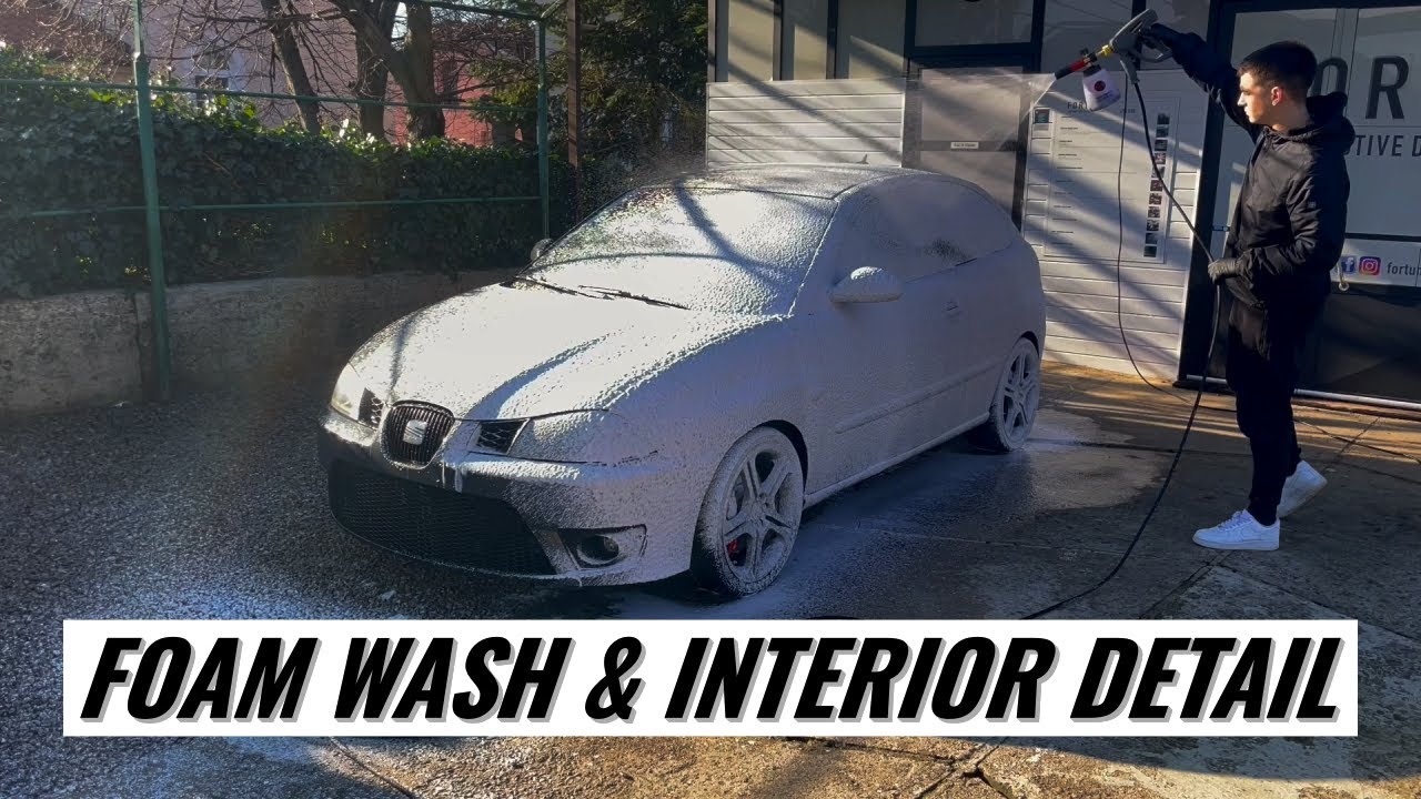 Seat Ibiza FR - Foam Wash & Interior Detail - Auto Detailing