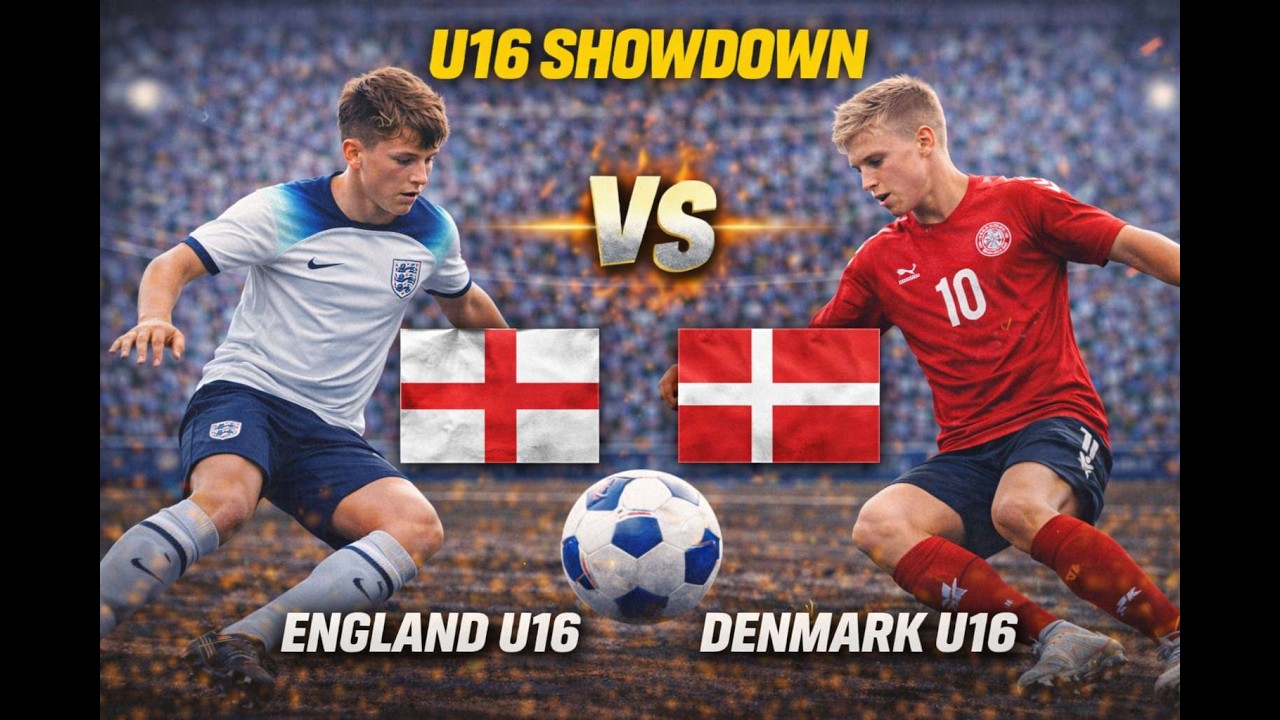 U16 England - U16 Denmark 1-2 Development Tournament Turkey