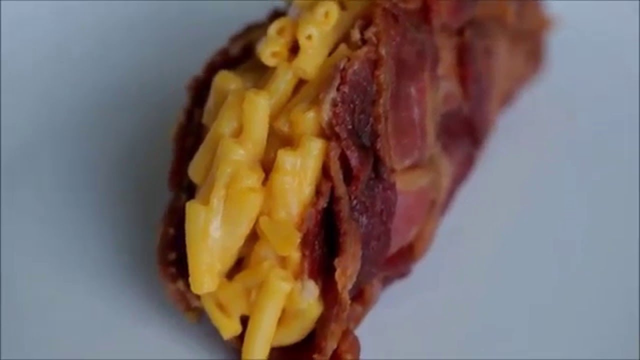 Bacon Weave Mac & Cheese Taco Recipe