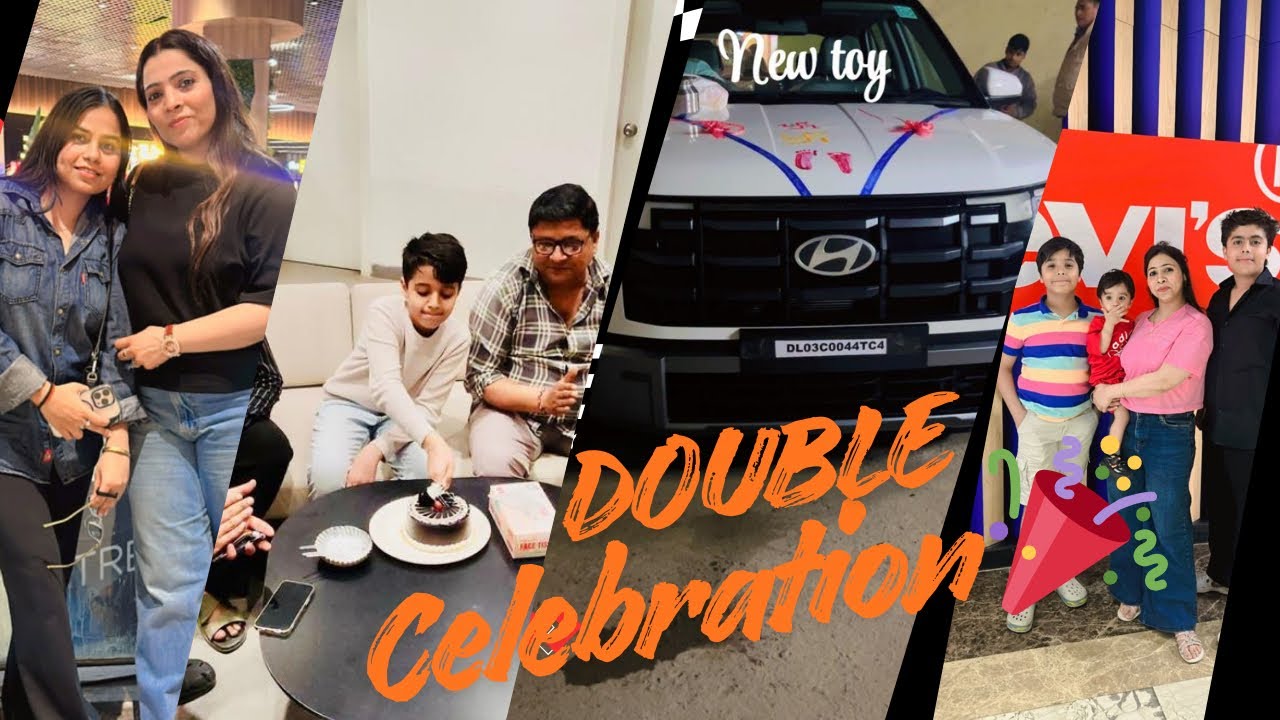 पापा लाए  new car😍हम चलें dinner pr😍