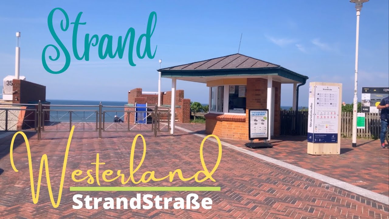 Westerland/Sylt/2022 May 🇩🇪        (Walking in StrandStraße _ Strand)