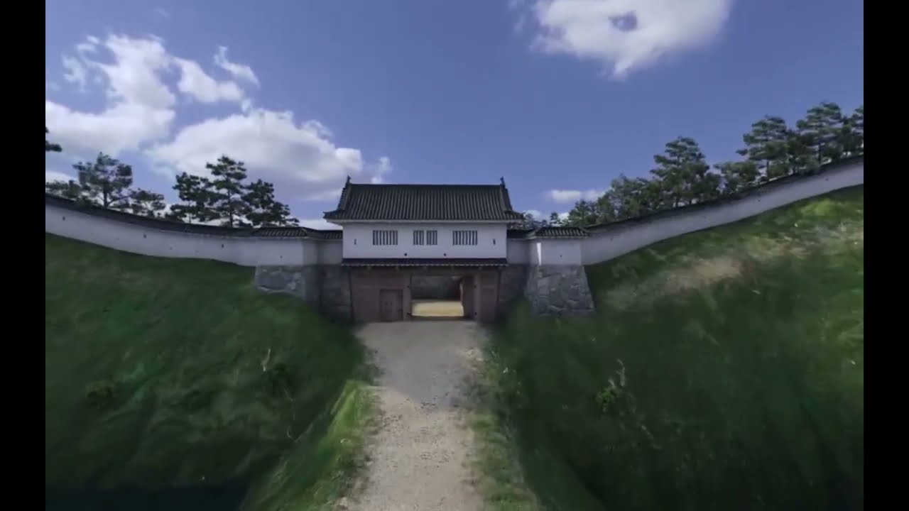 【宇都宮市】宇都宮城ＶＲ遊覧動画