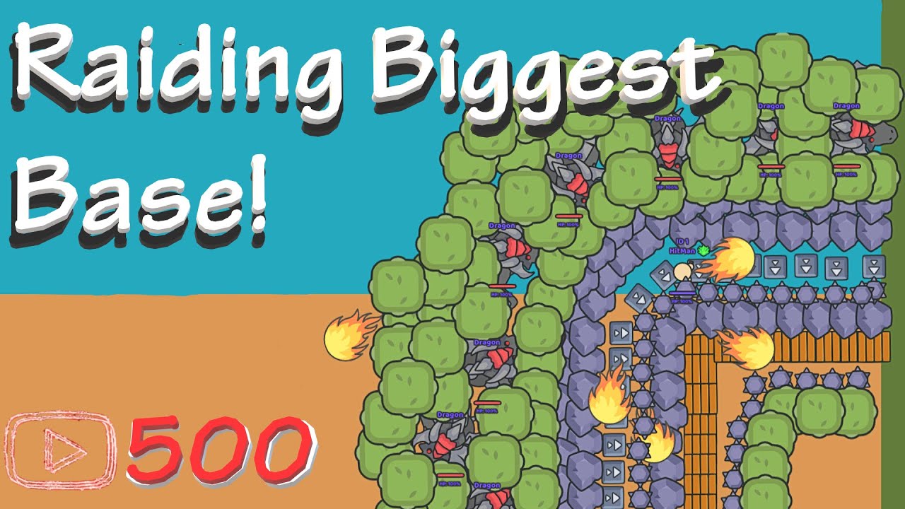 Sploop.io Event: Raiding Base! + Roller Coaster! (500 Subs Special)