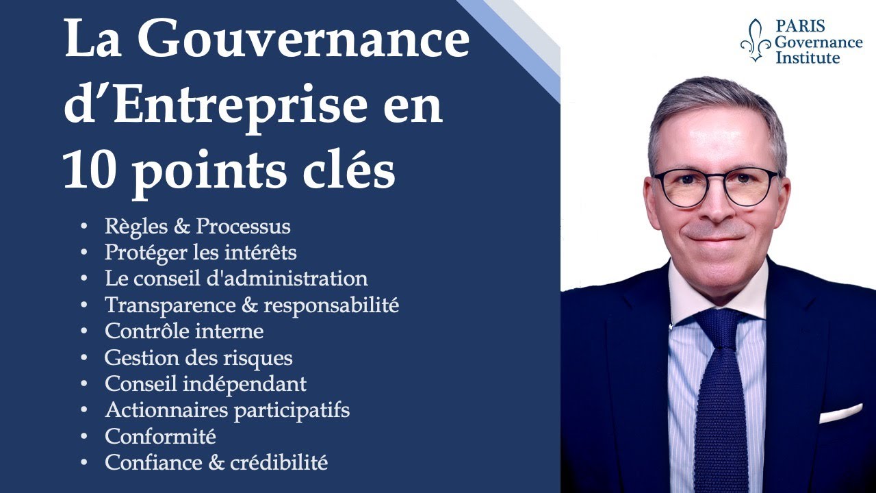 Les 10 points cl&eacute;s de la Gouvernance d'Entreprise (FR)