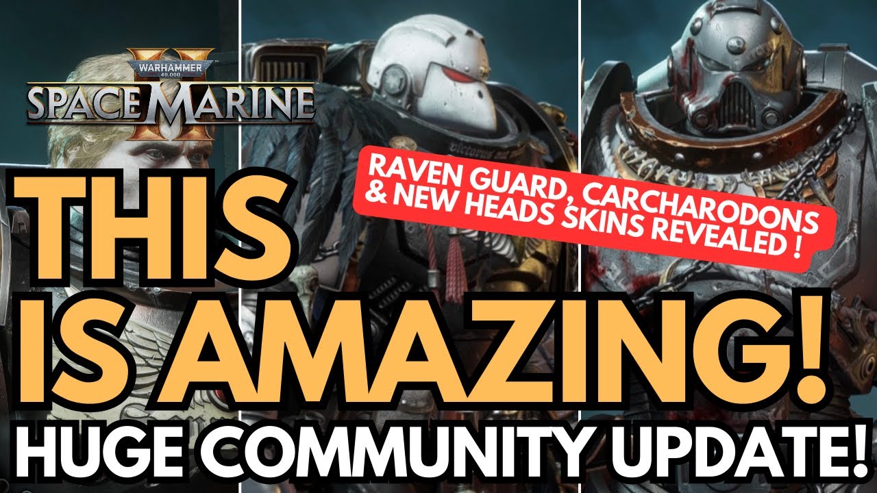 NEW Raven Guard & Carcharodons Champ Revealed! | + New Heroic, New Operation & More | Space Marine 2