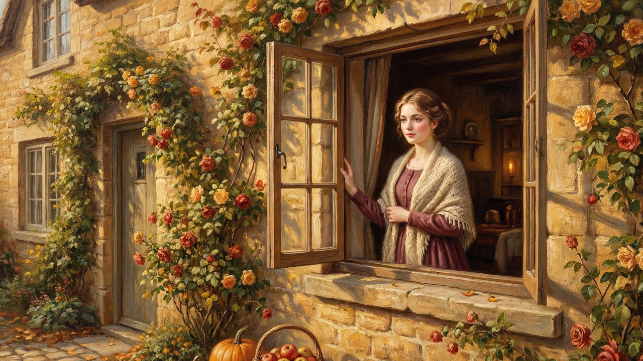 A Gentle Autumn Day in a Victorian Village | Relaxing Classical Music