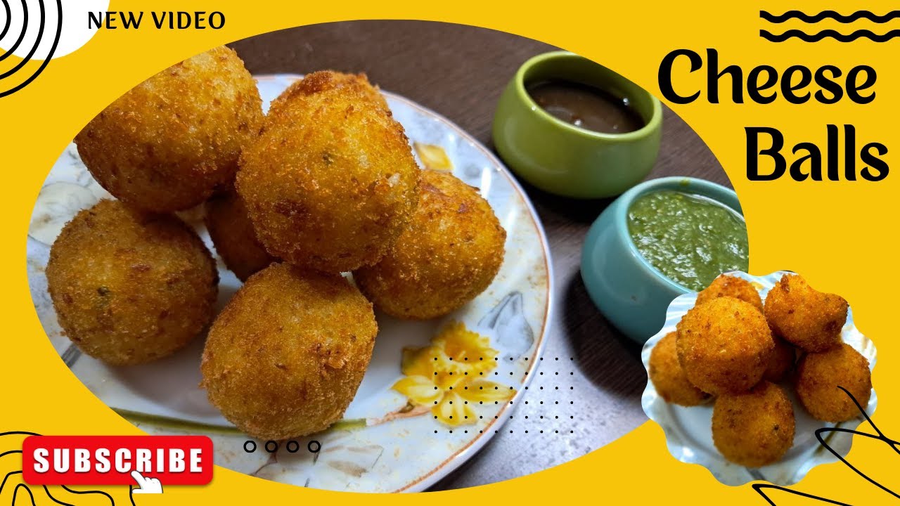 Cheese Balls Recipe | Crispy Outside Cheesy Inside | Evening Snacks | Manjusha's Kitchen