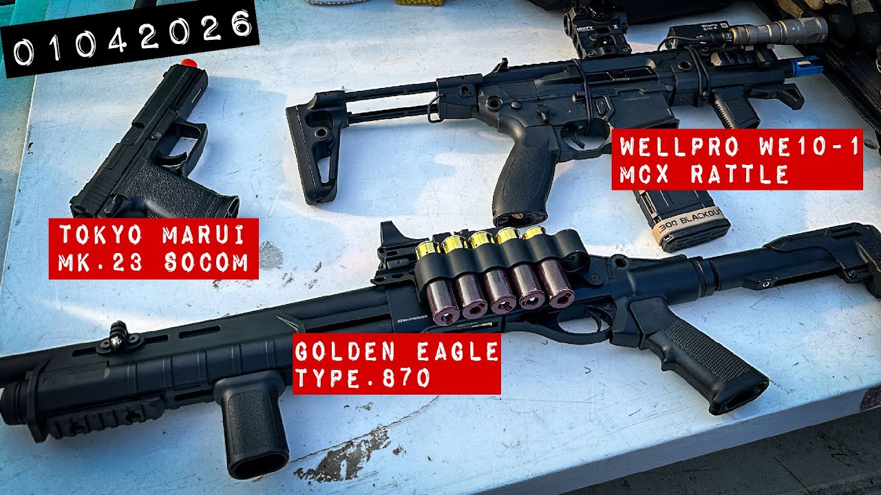 MCX WE10-1 and M870 with GUNMANIA Field