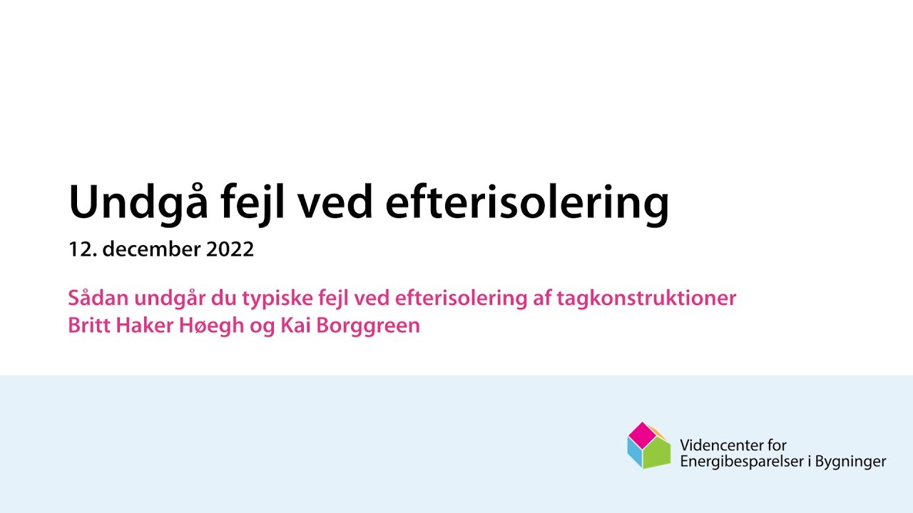 Sådan undgår du typiske fejl ved energirenovering