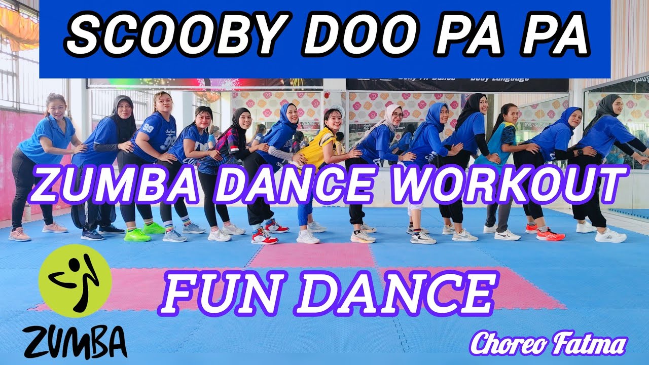 ZUMBA SCOOBY DOO PA PA - ZUMBA FUN - ZUMBA DANCE WORKOUT ZUMBA FITNESS ZUMBA CHOREO @AdindaAeroZumba