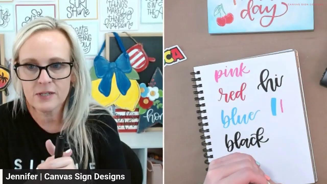Hand Lettering Happy Hour