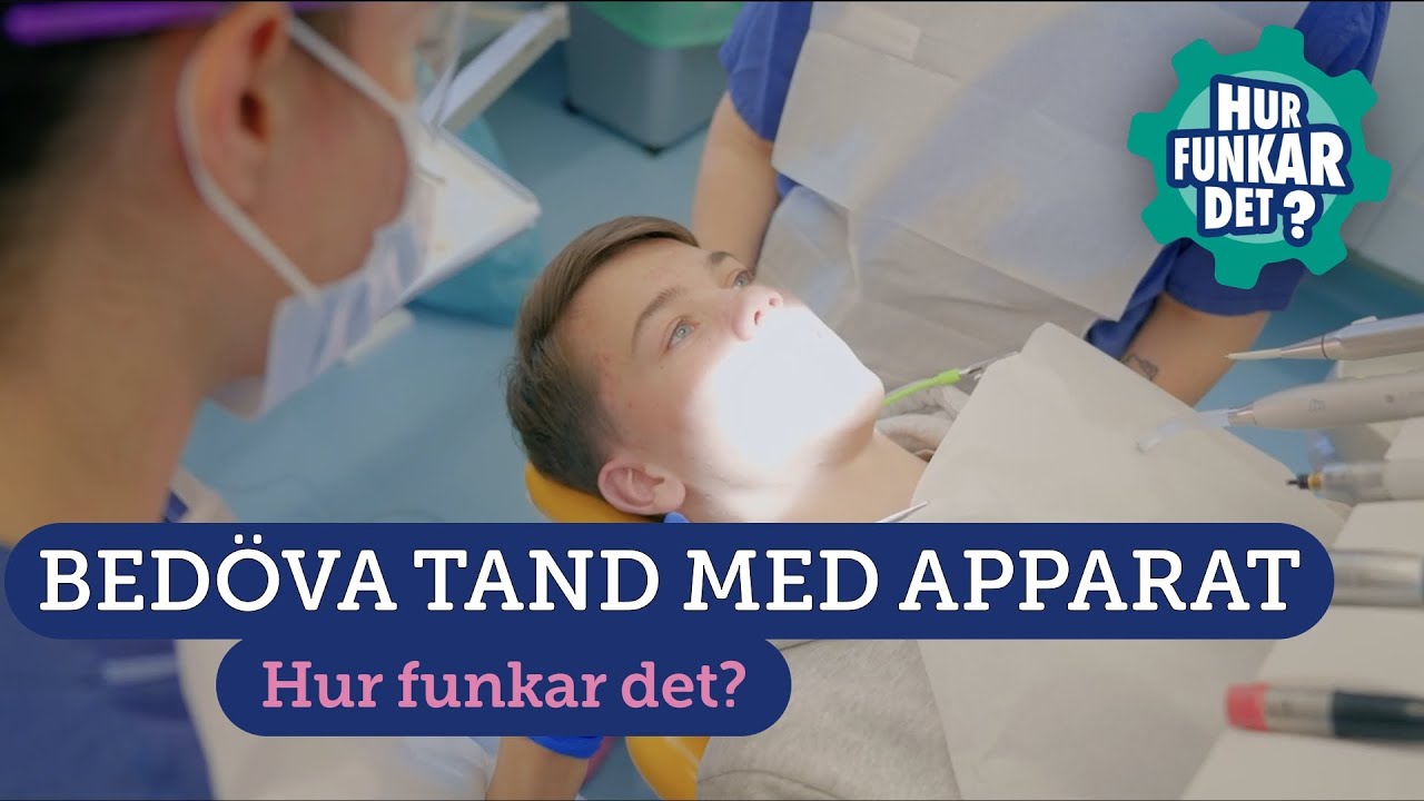 Bed&ouml;va en tand med en apparat