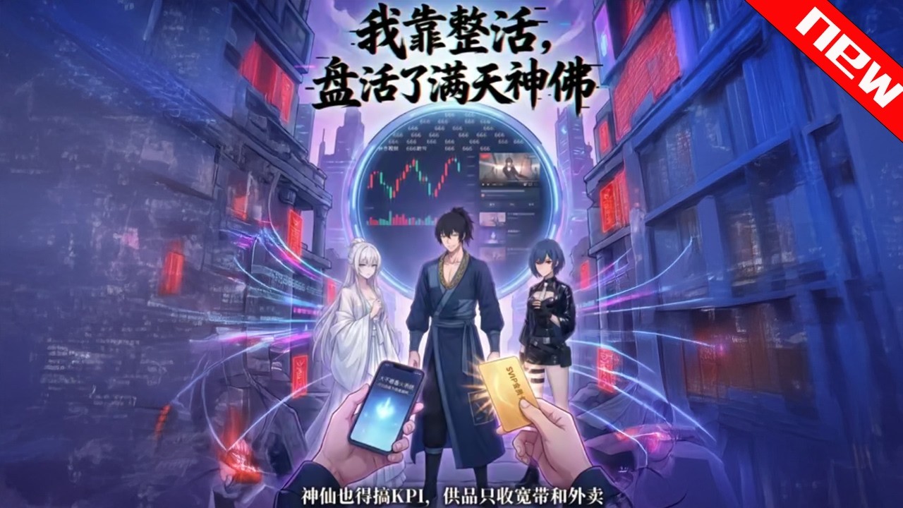 💕💕《我靠整活，盘活了满天神佛》末世用泡面祭祖激活系统，辣条换神力，竟把域外天魔策反成打工仔！#追光动漫社 #穿越 #動漫