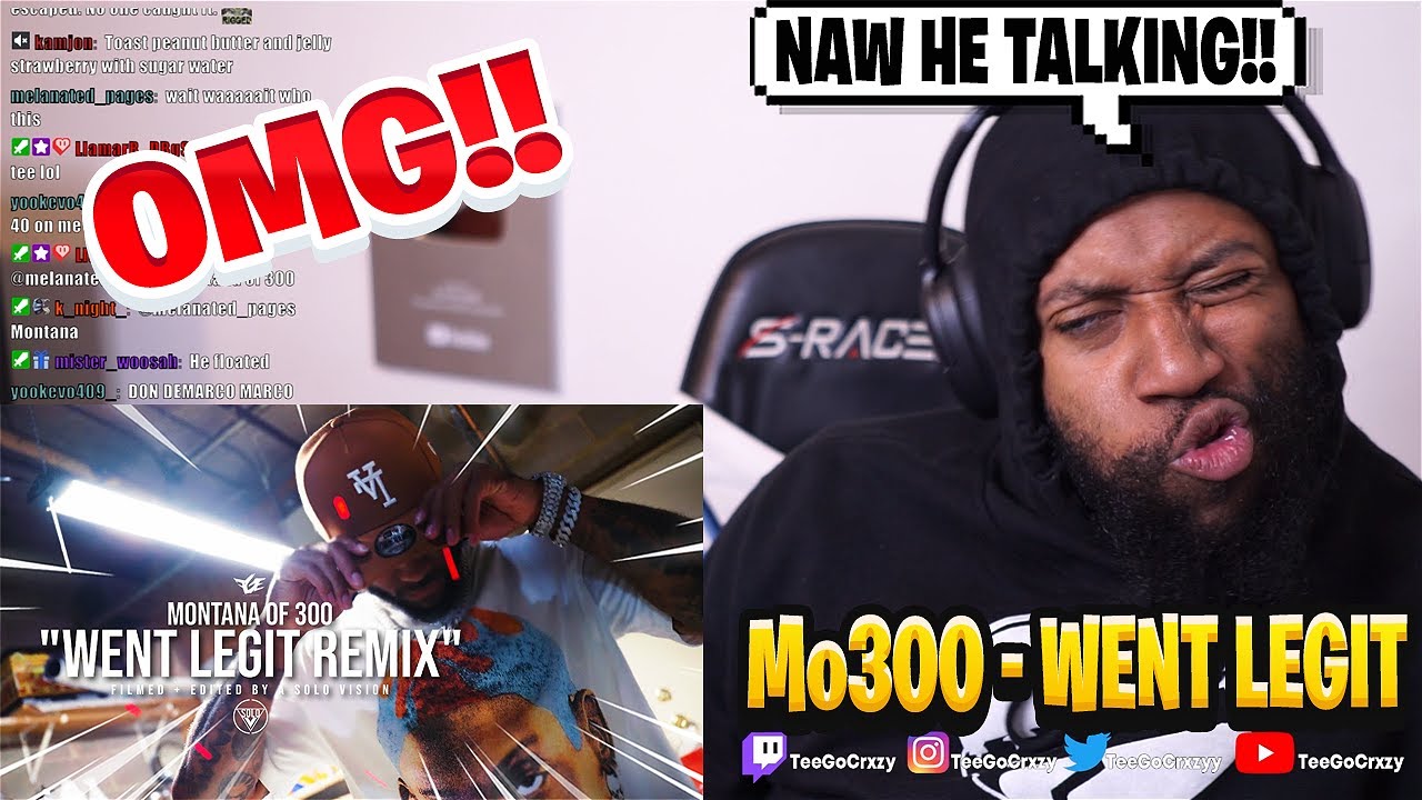 HE KEEP IT GLITCHY!!!! MONTANA OF 300 - WENT LEGIT (REMIX) (REACTION)