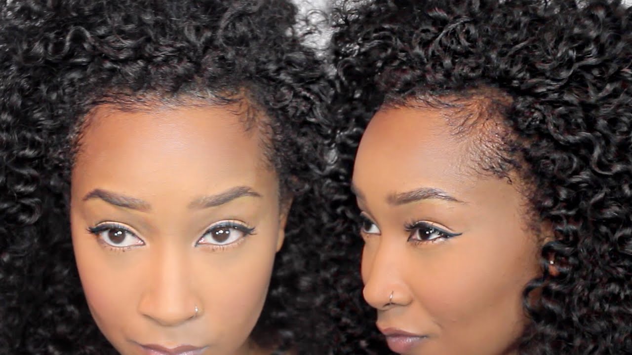 Heatless Method- How to Blend Your Leave Out with Curly Hair Extensions!