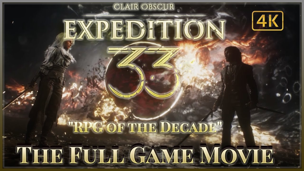 Clair Obscur: Expedition 33 – All Cutscenes Full Movie (2025 Game Movie 4K HDR)