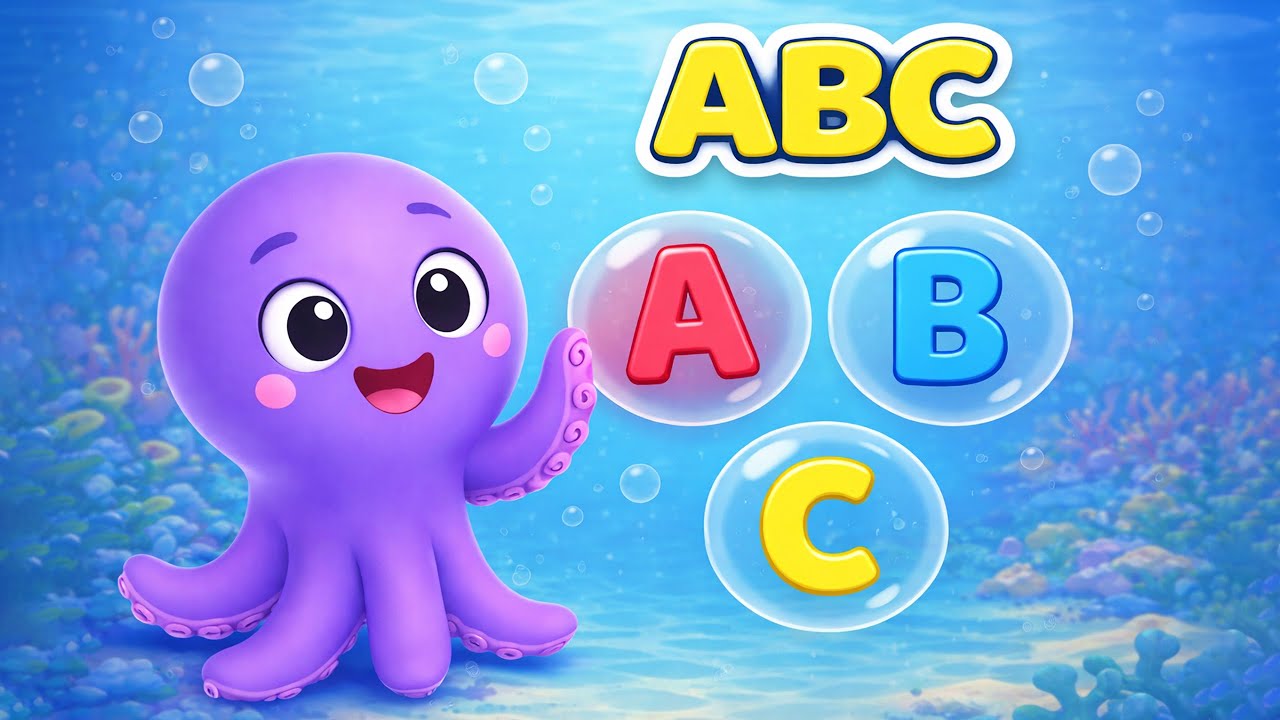 ⭐ A to Z Alphabet Song for Kids 🔤🎵 | Learn ABC with Tako the Octopus