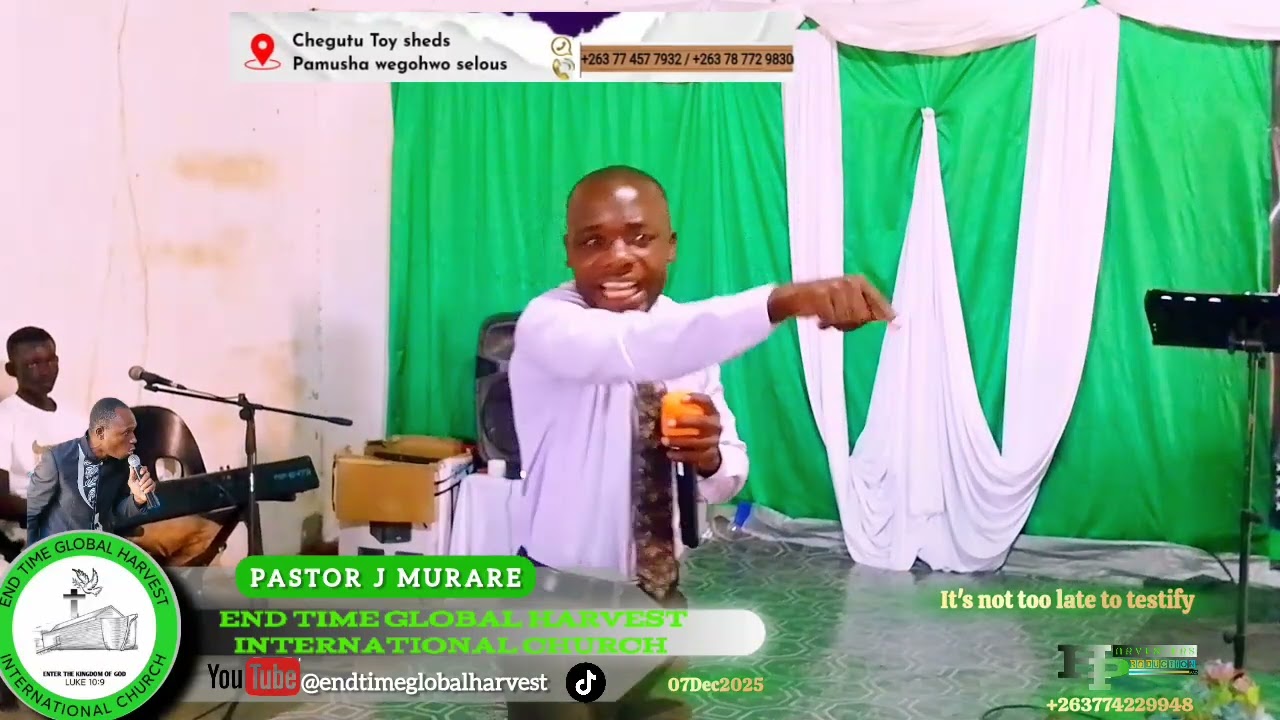 It's not too late to testify #PASTOR J MURARE 