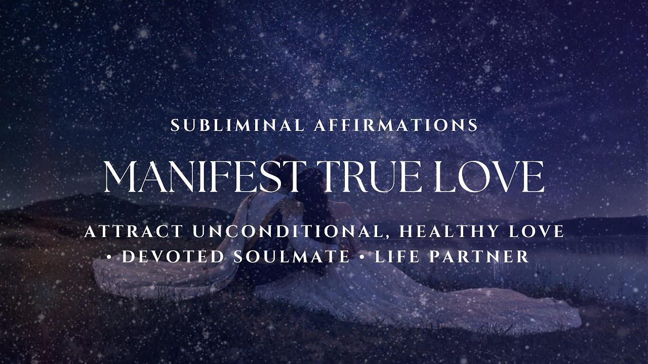 [POWERFUL 8-HOUR SUB] attract true love ♡ life partner subliminal affirmations