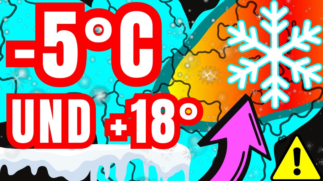 −5° und +18° gleichzeitig — jetzt bricht der Kälteeinbruch durch