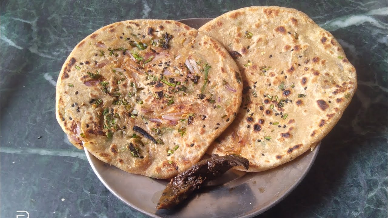 प्याज के सिंपल जल्दी बनने वाले परांठे | Simple and quick onion parathas #trending #cooking 