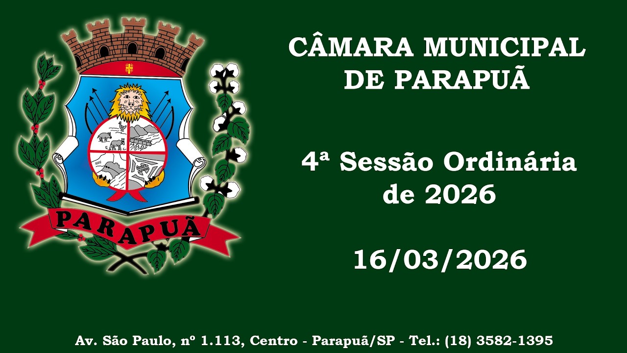 4ª Sessão Ordinária de 16/03/2026