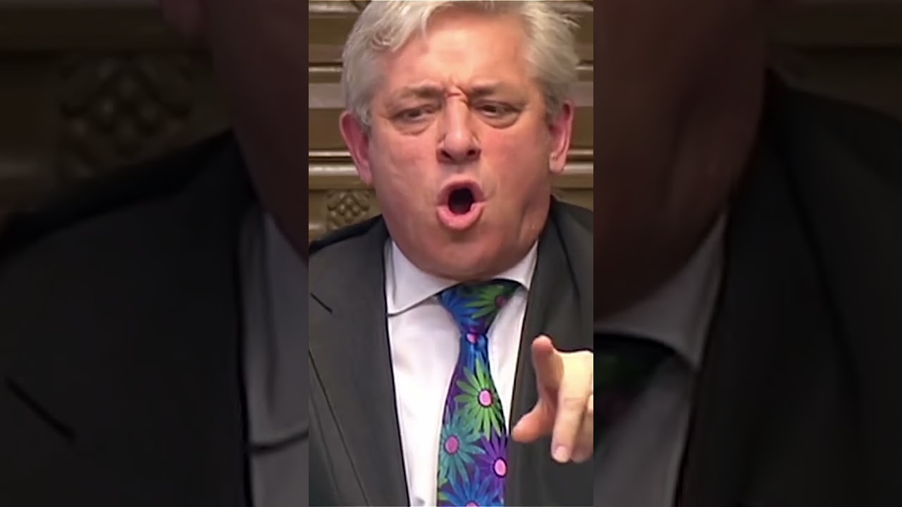 42 seconds of John Bercow shouting ORDER #memes