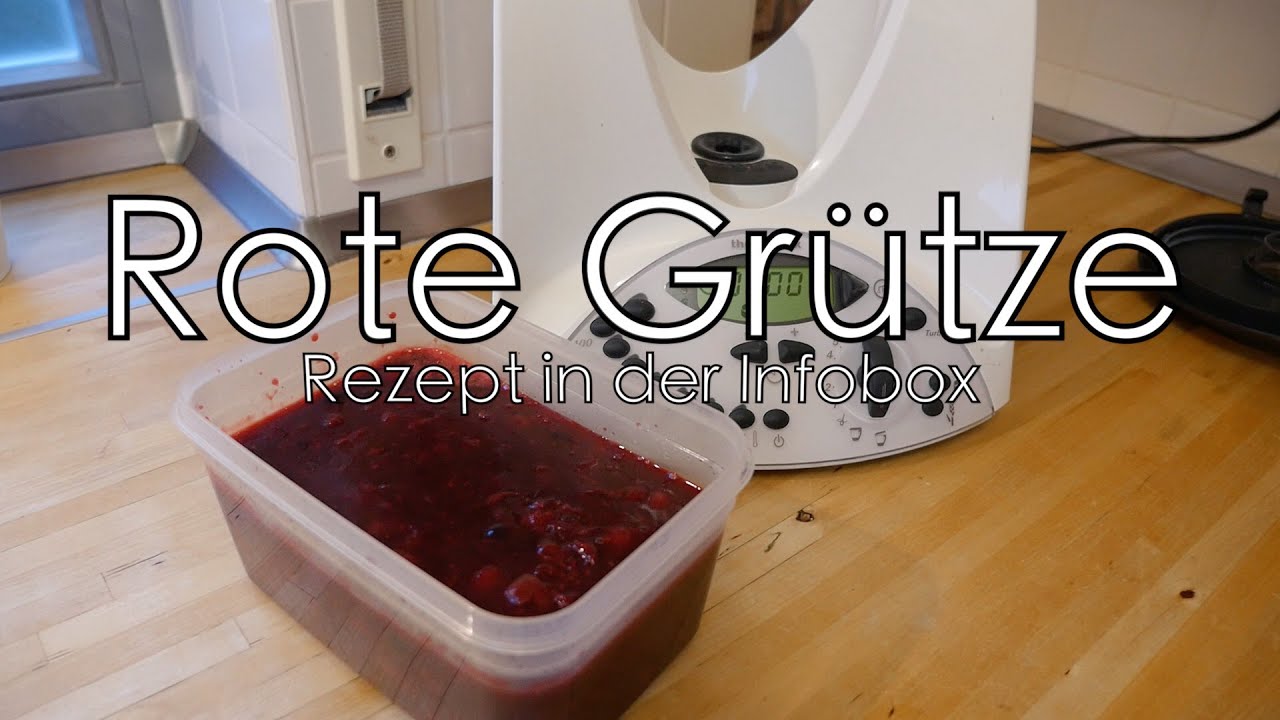 Thermomix: Rote Grütze // SEHR LECKER!!! // Nachtisch // Rezepte - TM31 / TM5 (deutsch)