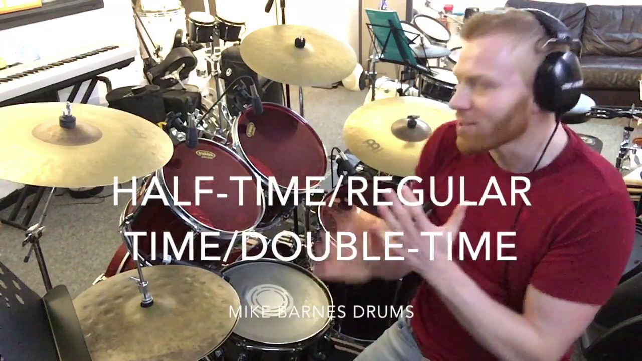Что такое Half-Time/Regular-Time/Double-Time на барабанах?