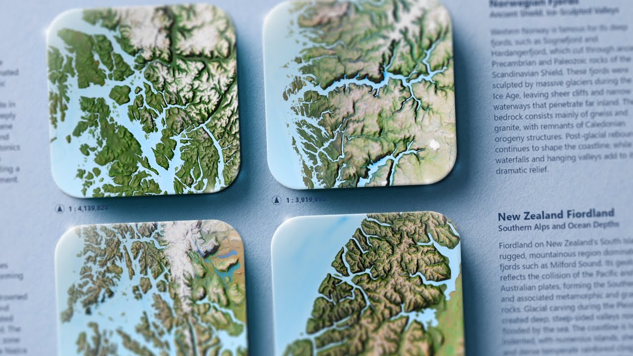 Пожалуйста, сделайте эти плакаты с земными блоками в ArcGIS Pro.