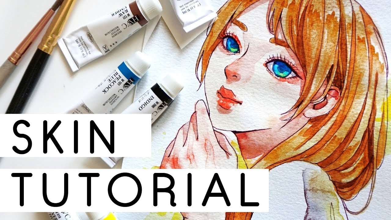 Skin Watercolor Coloring Tutorial