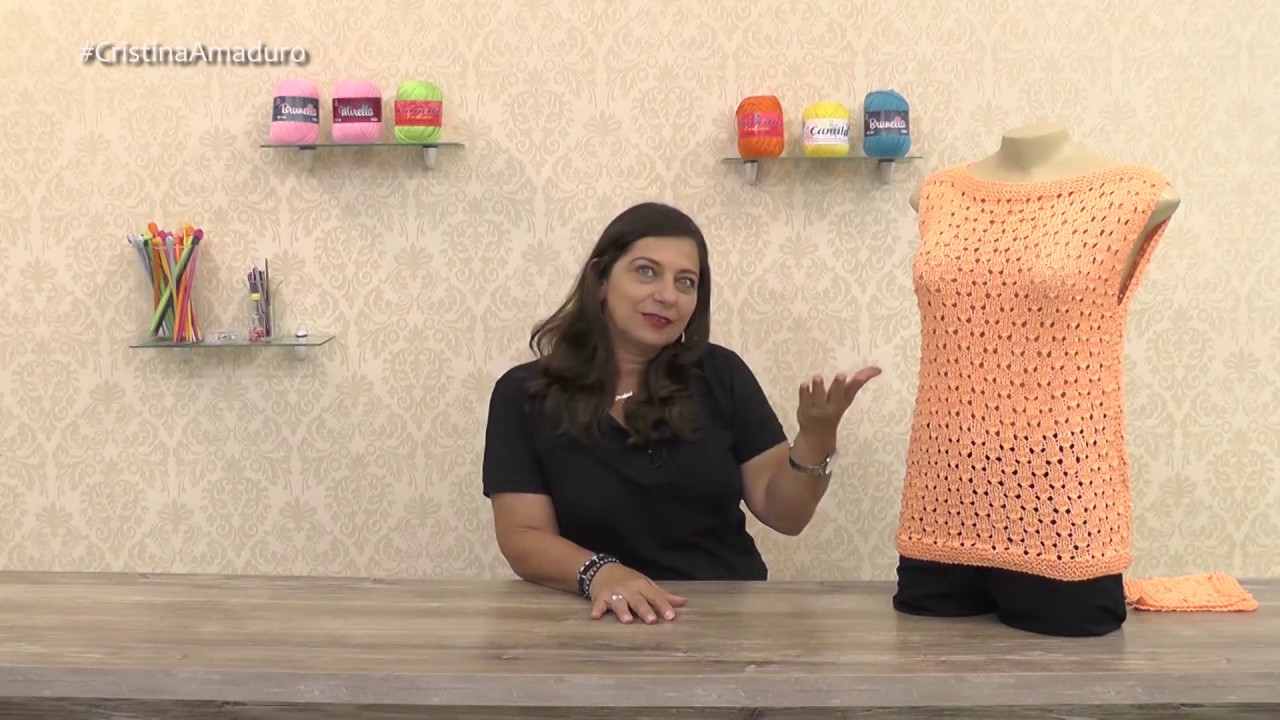 Blusa de tricô #blusaBeatriz