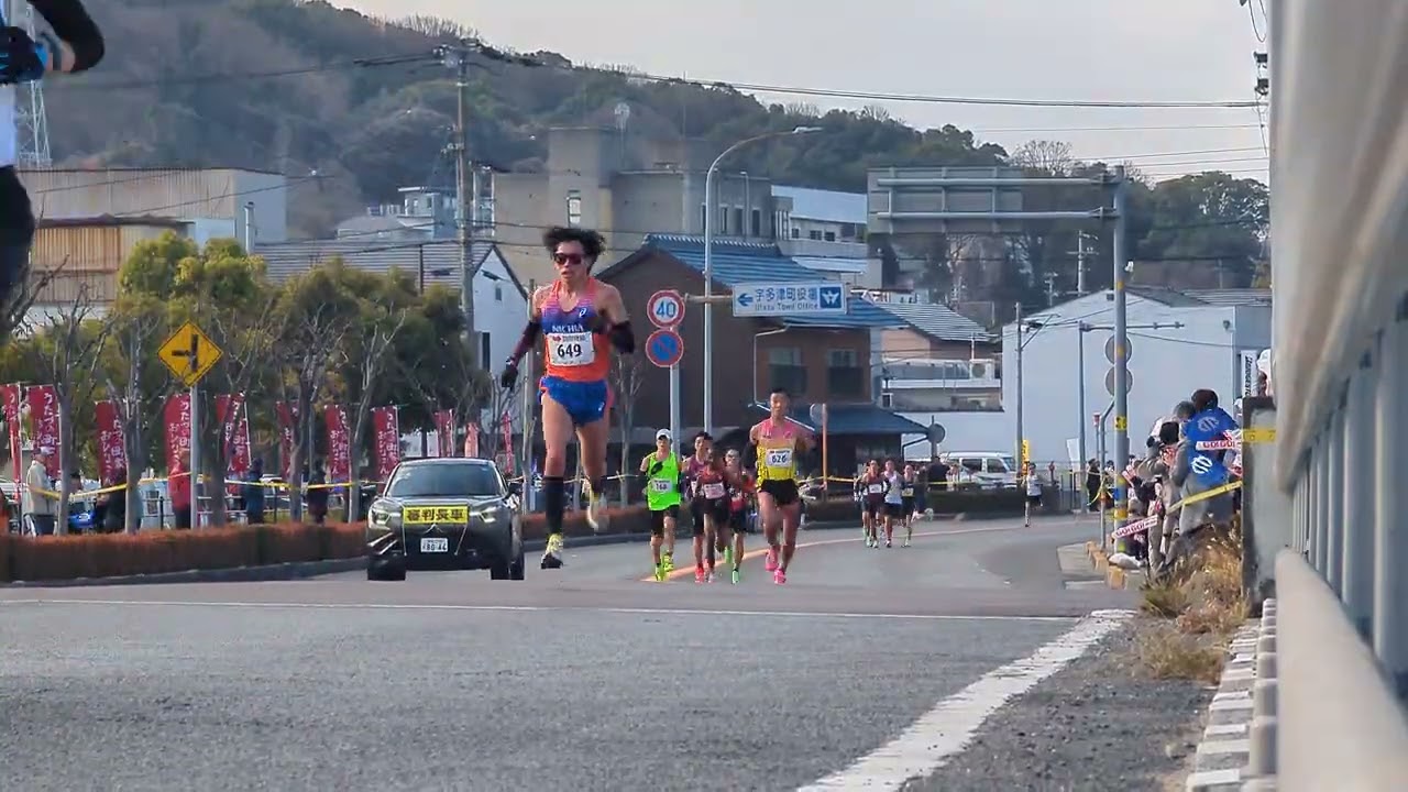 20260201 第７８回香川丸亀国際ハーフマラソン・第２９回日本学生ハーフマラソン選手権大会（往路：大束川橋）