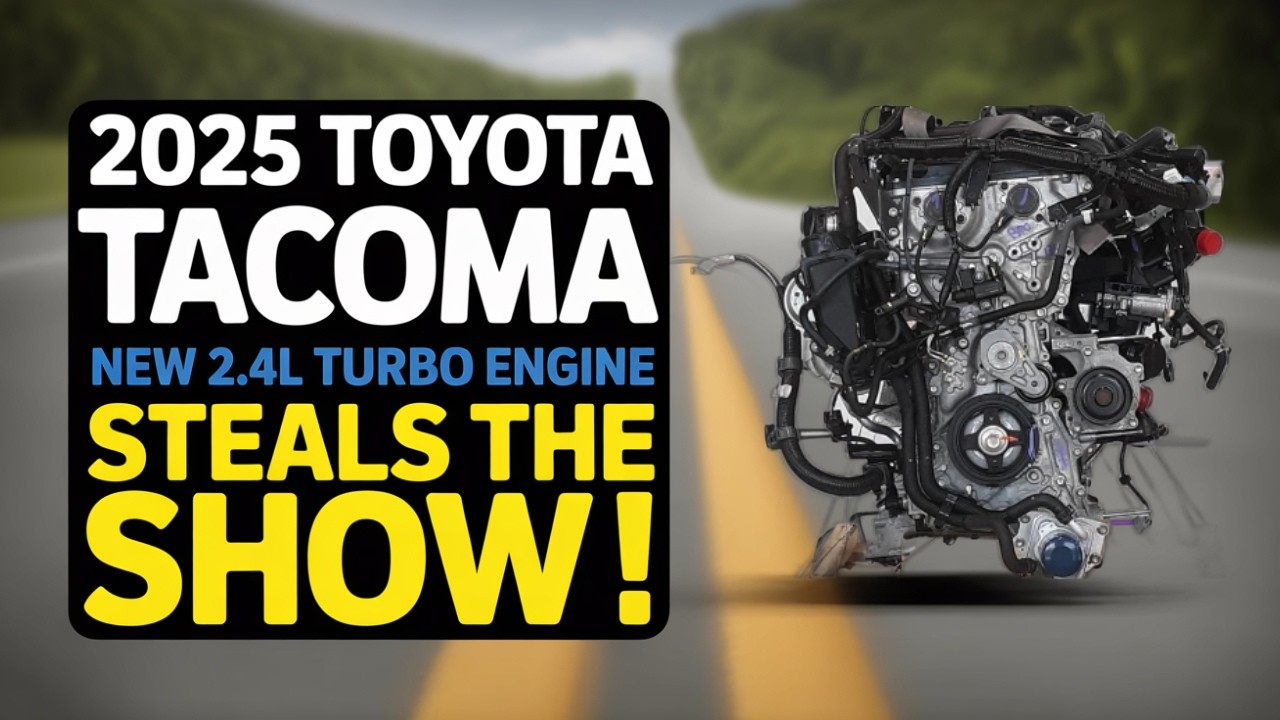 Toyota Tacoma 2025 года с новым 2,4-литровым турбодвигателем затмевает всех!