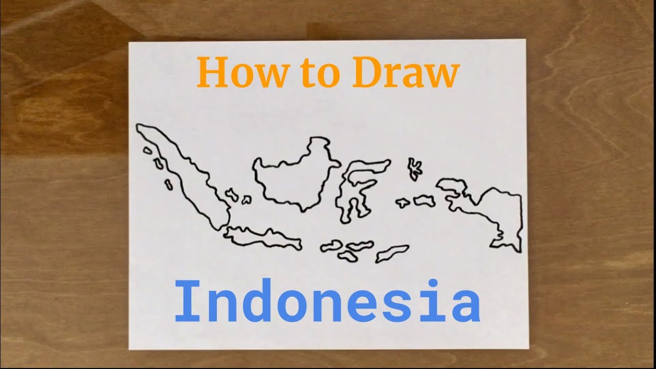 How to Draw Indonesia
