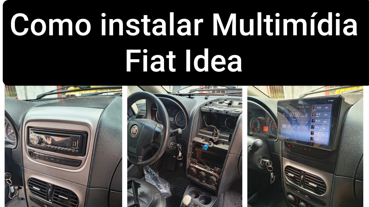 Como instalar Multimídia Fiat Idea 
