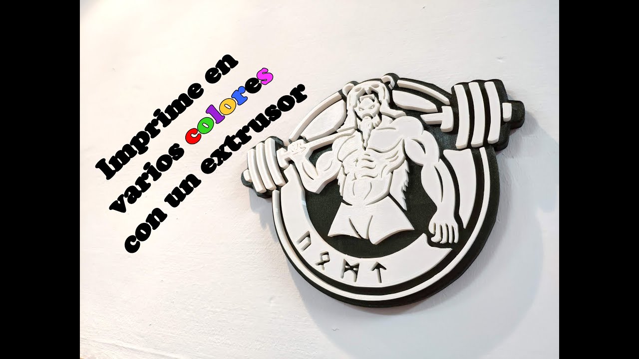 Como imprimir en varios colores con 1 extrusor [Cura]