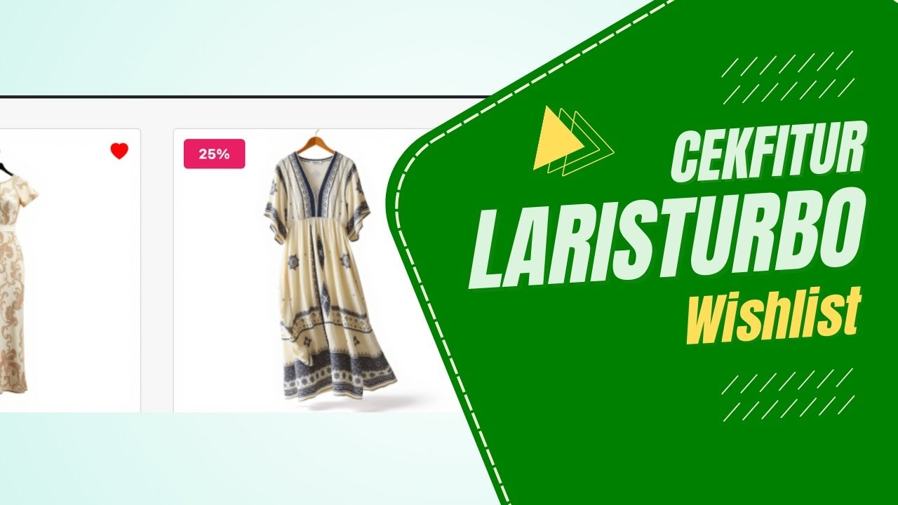 Simpan Produk Favorit dengan tombol wishlist - WooCommerce WordPress Theme