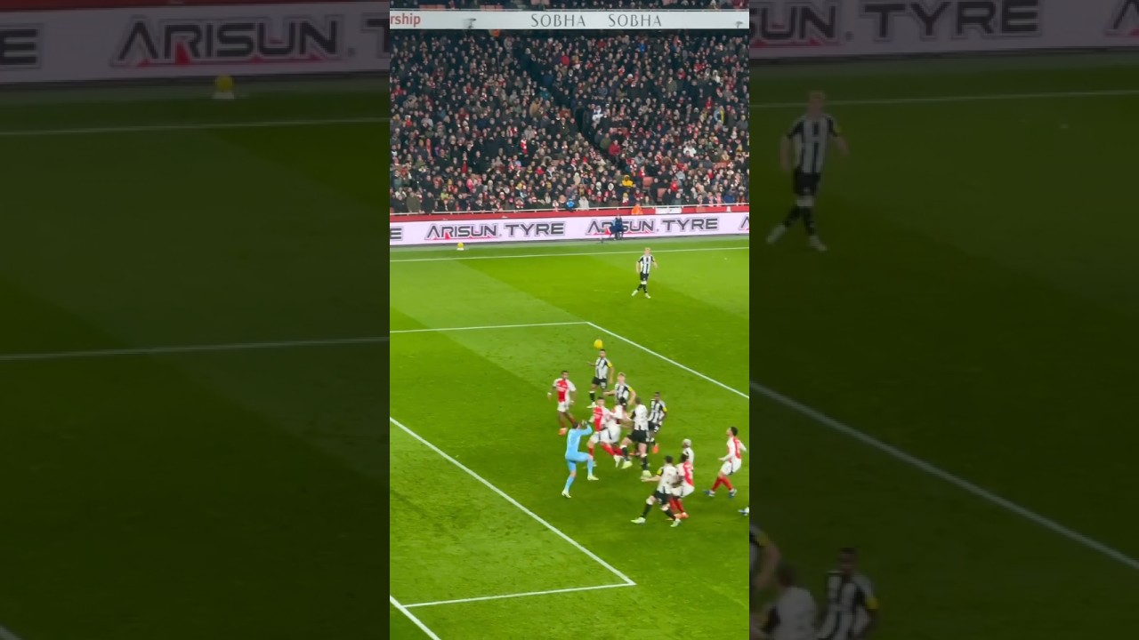 Dubravka crossing Masterclass against Arsenal