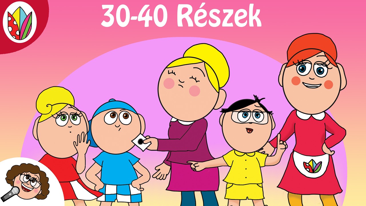 📚 30–40. rész | Tulipán Csoport mesék egyben | Tanulságos gyerekmese