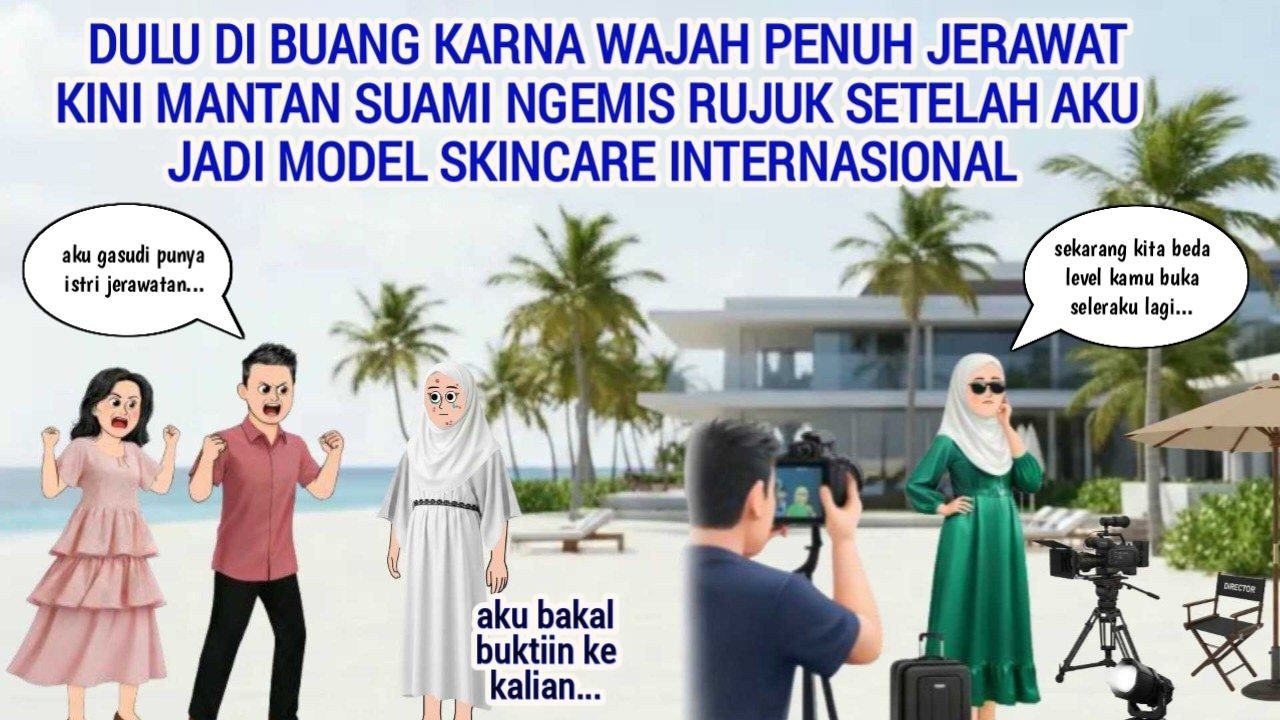 DULU DI BUANG KARNA WAJAH PENUH JERAWAT,KINI MANTAN NGEMIS RUJUK SETELAHAKU JADI MODEL INTERNASIONAL