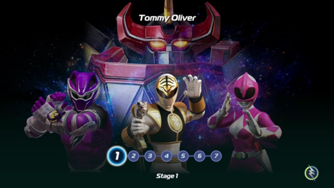 Power Rangers - Battle for The Grid White Ranger,Wolf Ranger,Pink Ranger In Arcade Mode